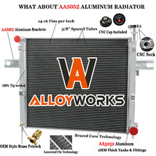 3 Row Aluminum Radiator For 99-05 Jeep Grand Cherokee Limited Wj Wg 4.7l Mt 3 Row Aluminum Radiator For 99-05 Jeep Grand Cherokee Limited Wj Wg 4.7l Mt