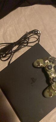 Sony PlayStation 4 Slim 500GB Gaming Console with Controller - Black