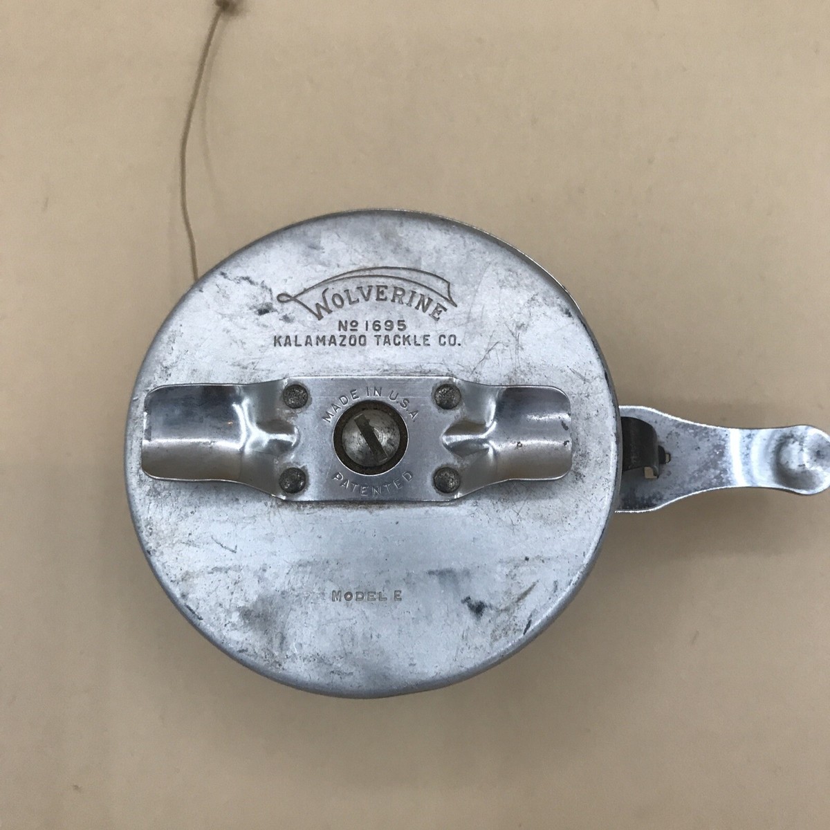 Vintage Wolverine # 1695 Model E Automatic Fly Fishing Reel