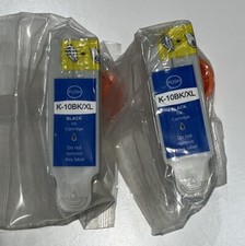 Printronic Kodak Compatible Printer Ink Cartridges Black K-10BK/XL Lot Of 2 NOS
