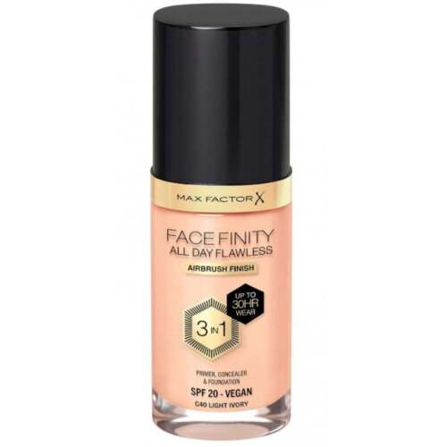 Max Factor Facefinity 3in1 Liquid Foundation - 40 Light Ivory - Picture 1 of 3