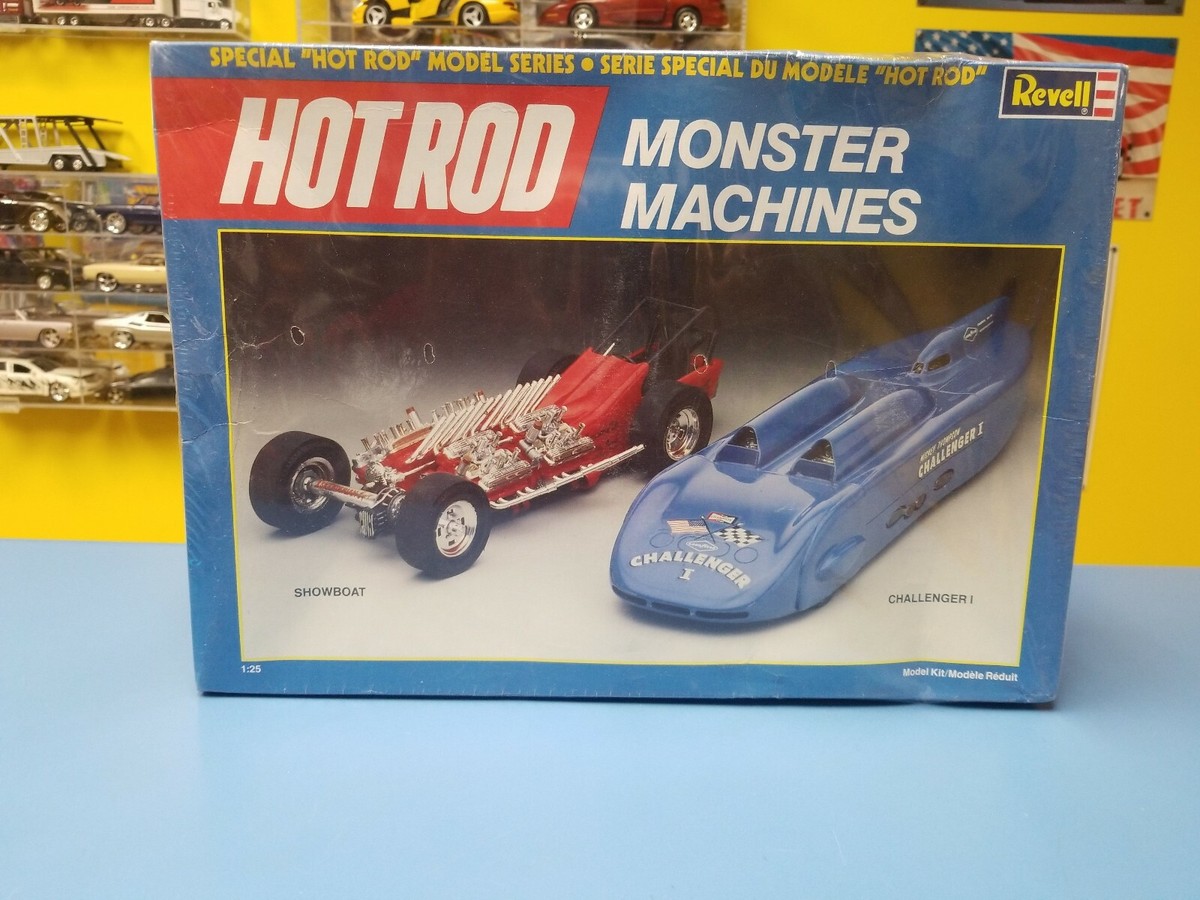 REVELL HOT ROD MONSTER MACHINES SHOWBOAT AND CHALLENGER I
