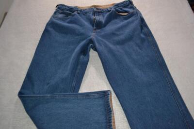 画像 44761-a Duluth Trading Work Jeans Blue Cotton Size 40 X 31 Adult