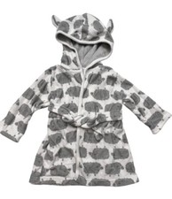 Carter s Just One You Baby Size 0-9 Months SHEEP Bath Robe Gray