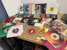 Lot 45 Rpm 70’s 80’s Picture Sleeves Over 150