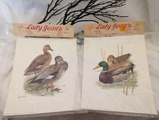 Lot of (2) 8" x 10" 1971 Kronen -Verlag, Hamburg Duck Prints West Germany Murr 