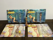 Girls of Chiodo - Jungle/Bikini Girl reg/crys Figures - Skyboltz Toyz - Lot Of 6