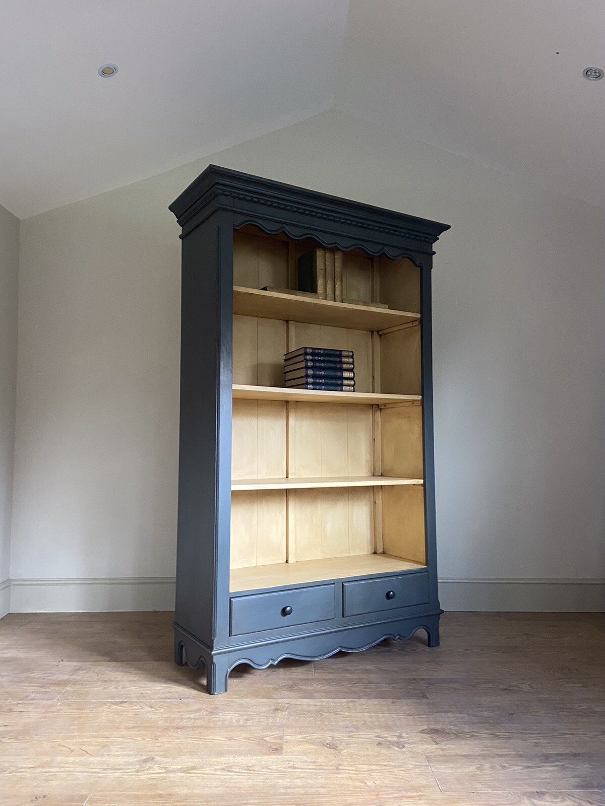 Large french country style bookcase / shelf unit eBay