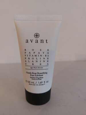 AVANT Rose Papaya Vitamin B5 Gentle Rose Beautifying Face exfoliant Peeling NEU