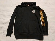 Boy's Timberland Hoodie Sweatshirt Black Size L 14 16 Large