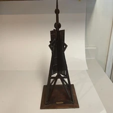 Cuxhaven German-OriginalHistoric -Kugelbake- Ball Beacon Wood Structure  17.5”T