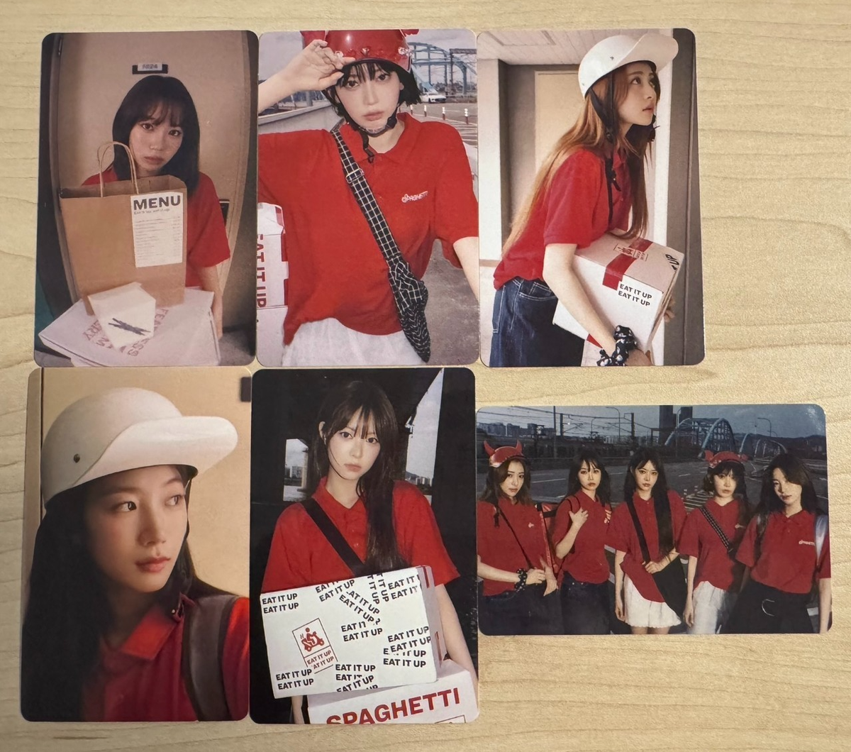 LE SSERAFIM SPAGHETTI POB Lucky Draw Weverse Universal Japan
