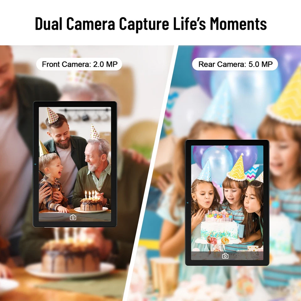 Tablet 10.1 Zoll Android 13 mit 6GB RAM 64GB ROM Bluetooth Dual Kamera WIFI - Bild 3 von 4
