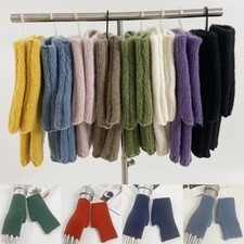 Warm Knitted Gloves Turtle Doves Gloves Cashmere Fingerless Hand Warmer Mittens