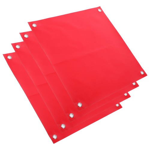  4pcs Traffic Safety Plastic Flag Pvc Warning Flags Plastic Safety Warning Flags - Zdjęcie 7 z 12