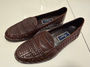 Bragano Cole Haan Men\'s Woven Loafers Dress Shoes Brown Made In Italy 10.5M EUC Bragano Cole Haan | eBay main image 2