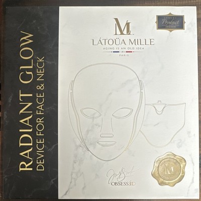 Látoua Mille Radiant Glow Light Therapy Mask for Face & Neck White Aging