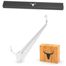 2Pcs Mini 3/4"  1" Branding Irons, Longhorn Skull Custom Wood Branding Iron Per