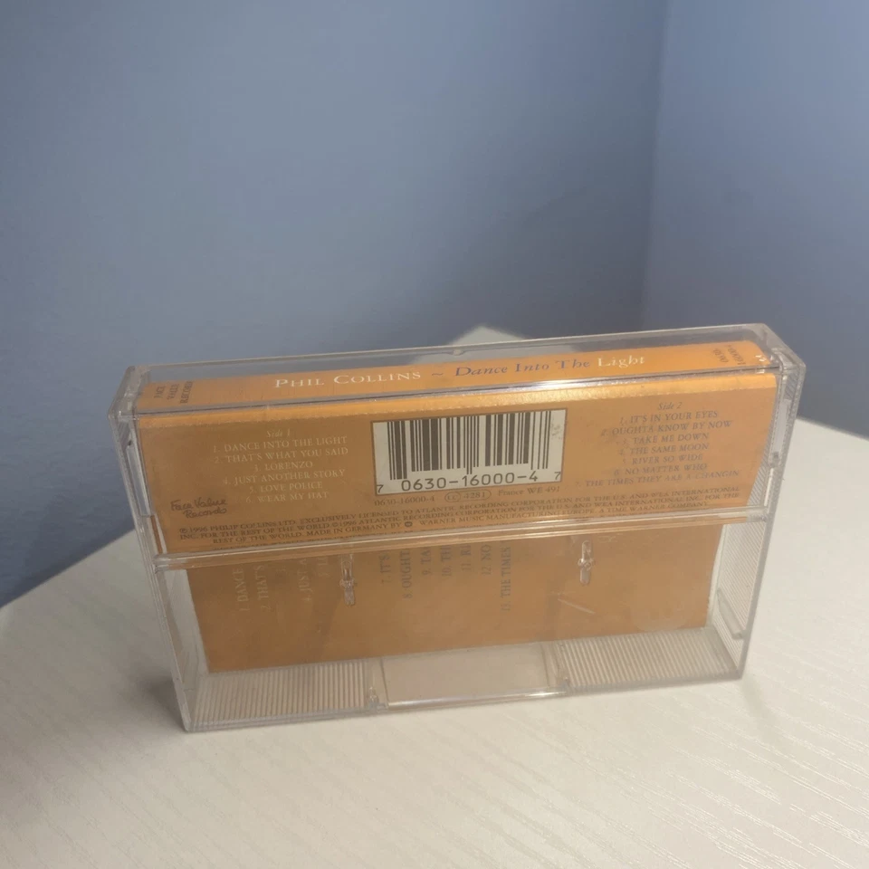 Phil Collins - Dance Into the Light Original Cassette Tape 1996 Phillip Collins - Image 3 of 3