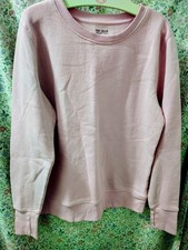 Tek Gear Ultrasoft Fleece Sweatshirt, Light Pink, thumbholes, Size M