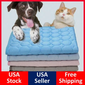 Pet Matelas de refroidissement Cool Pad Coussin confortable lit couverture pour chien CatPuppy 28/60"