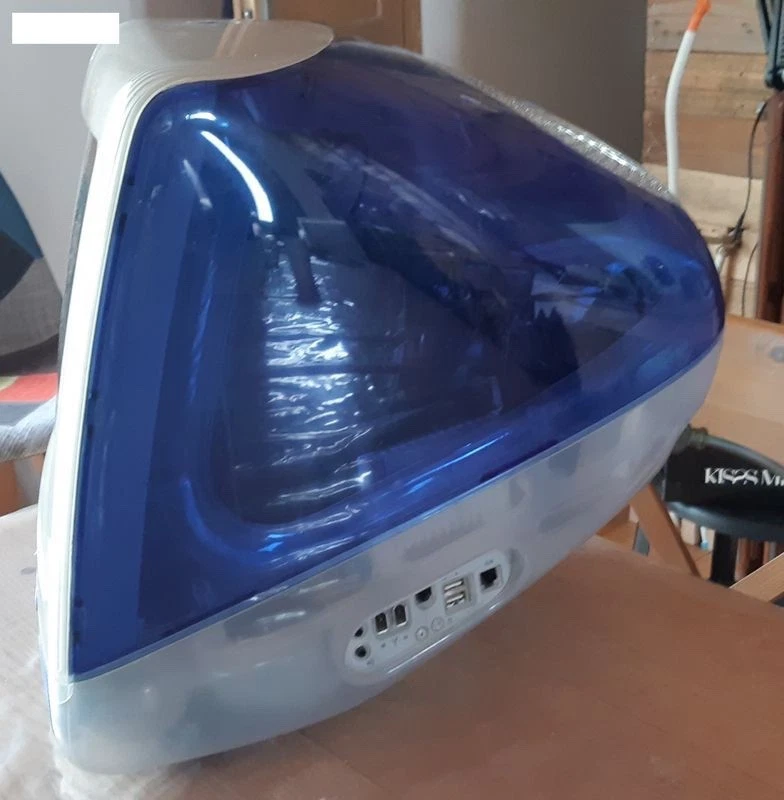 DE COLECCIÓN IMAC G3 GRAFITO APPLE Computadora M5521 SE ENCIENDE respaldo en el medio