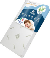 Materasso Lettino 60X120 Cm Spessore 14 Cm, OEKO-TEX® E Certipur™ Materasso Cull