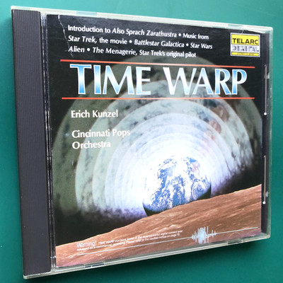 Kunzel TIME WARP Soundtracks CD Alien Star Wars Superman Battlestar Galactica EX