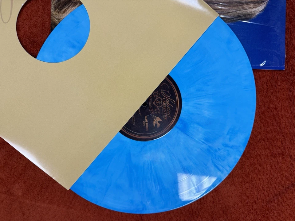 Sabrina Carpenter Short N Sweet, Vinyl (Blue Marble Vinyl) Sealed Mint & poster Foto 4 de 4