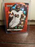 2025 Panini Prizm Draft Picks Red Ice Prizm TJ Sanders #112 RC