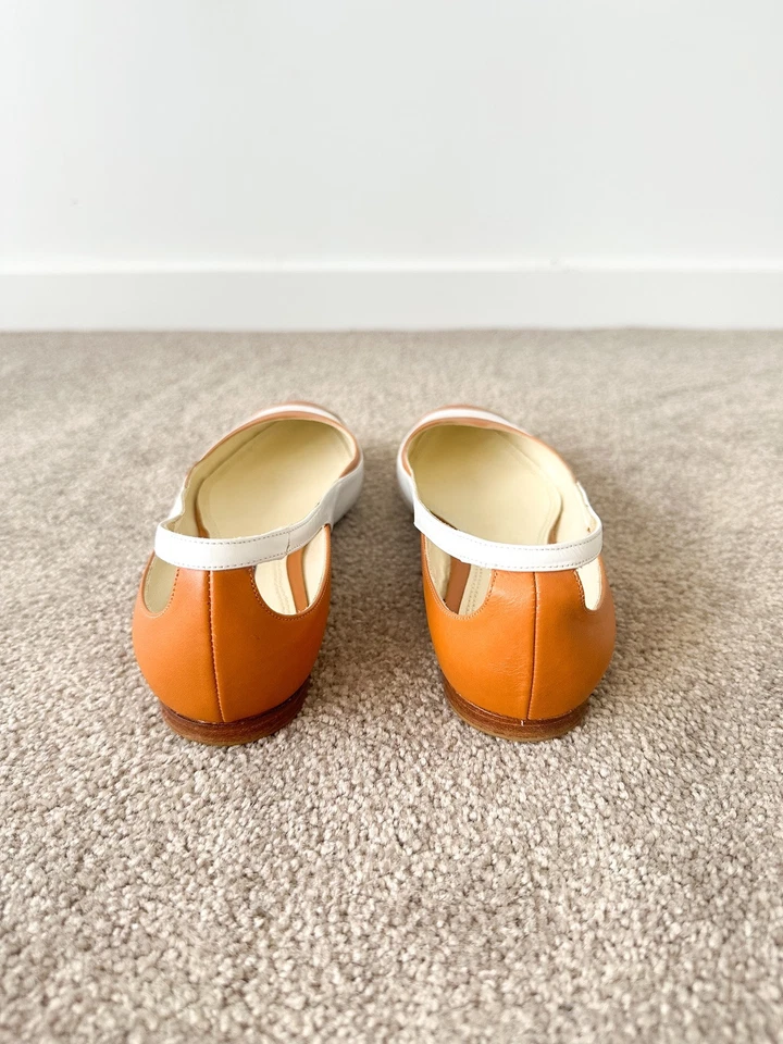 Ralph Lauren Collection Purple Label Brown Flat Shoes - Size: 37.5 - RRP: $1,100 - Image 4 of 4