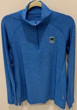PINE VALLEY GOLF CLUB - Straight Down 1/4 Zip Pullover - Women's Medium - Blue