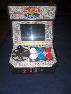 Street Fighter II Mini Arcade Champion Edition Black/Gray