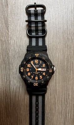 Casio Men's Diver Watch 5125 MRW-200H New strap Battery rugged case Harley