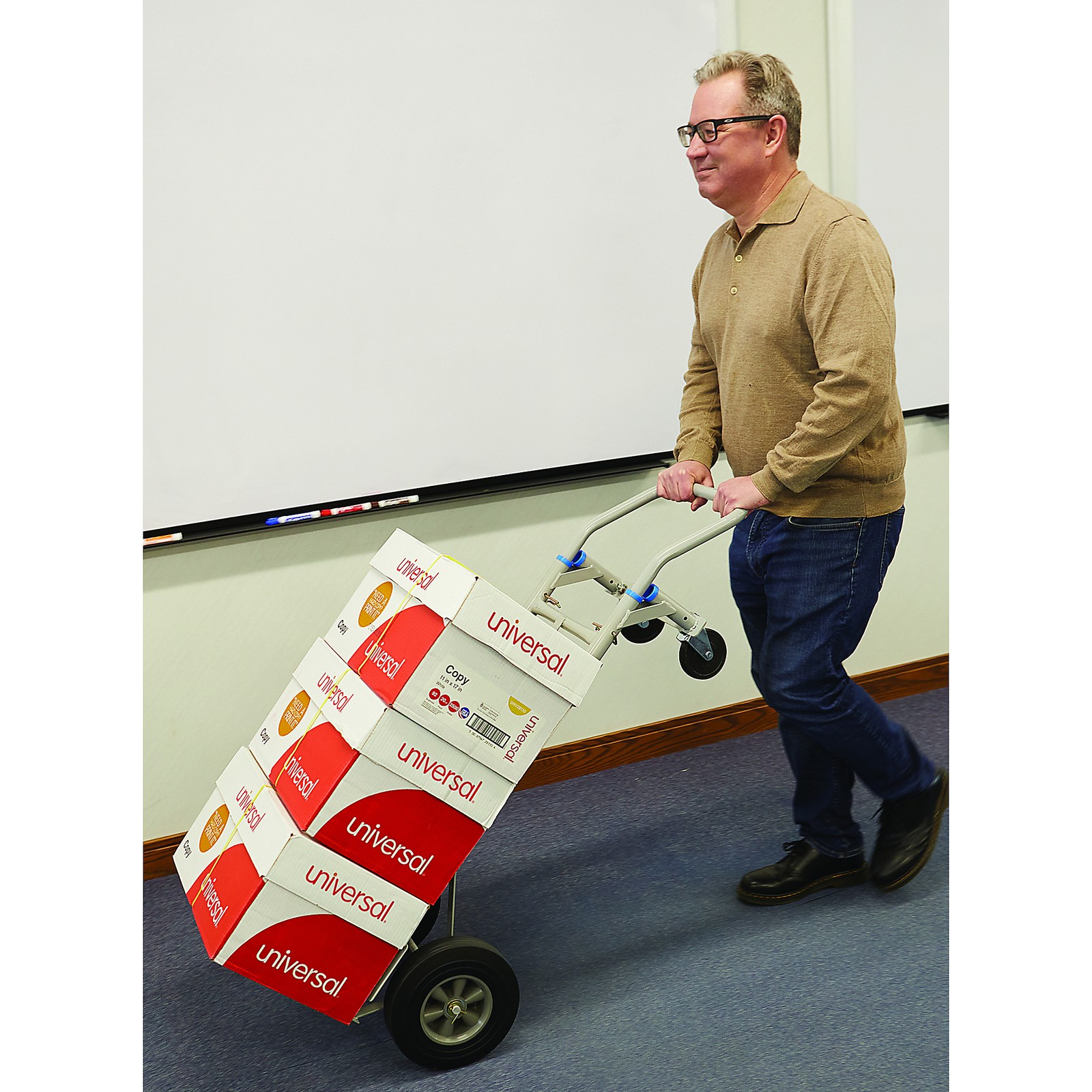 Strongway 2-in-1 Convertible Hand Truck, 800-Lb. Horizontal Capacity, 600-Lb.