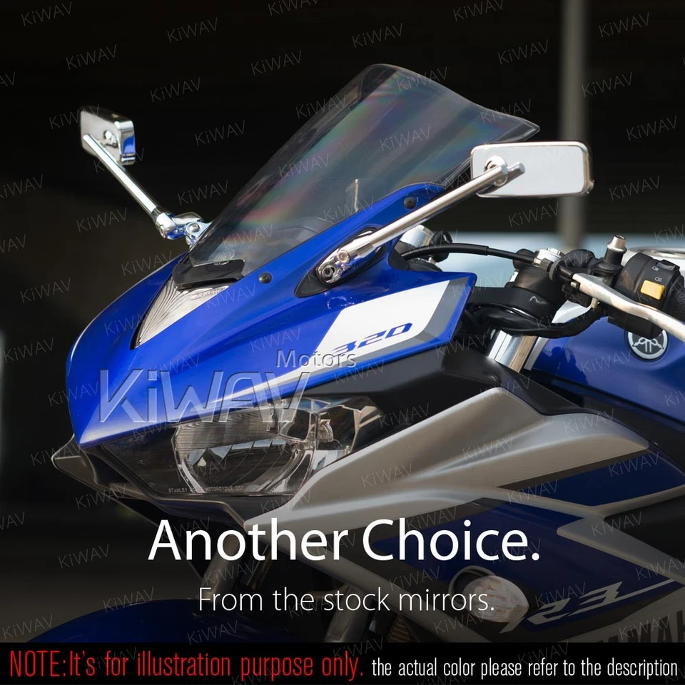 Retrovisores cromados Classic Plus negro adaptador aluminio se adapta a Aprilia RSV RSV4 1000 Foto 3 de 4