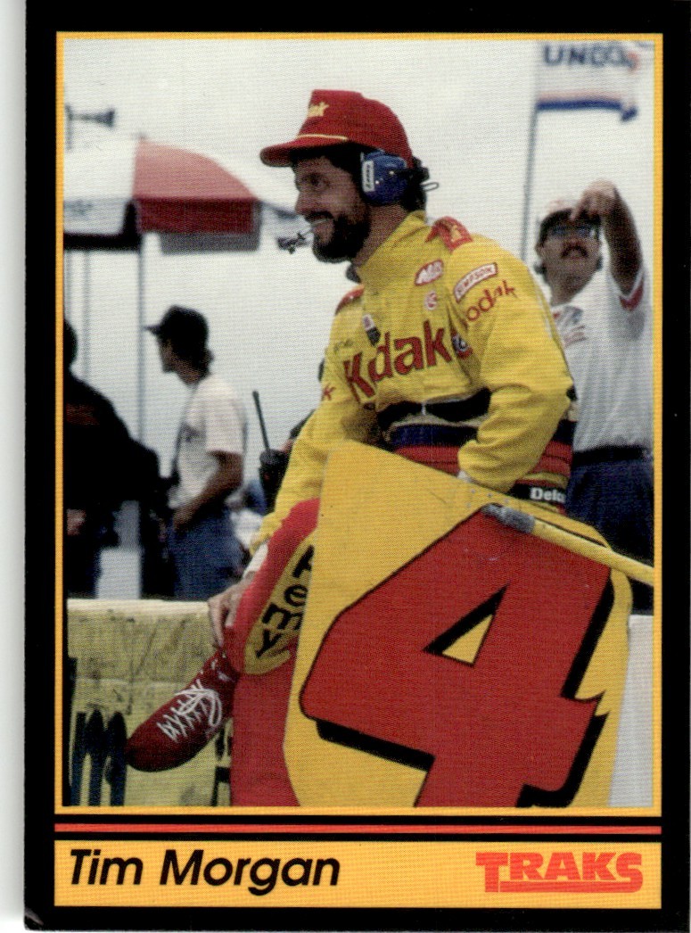 1991 TRAKS NASCAR CARD TIM MORGAN #60 7486