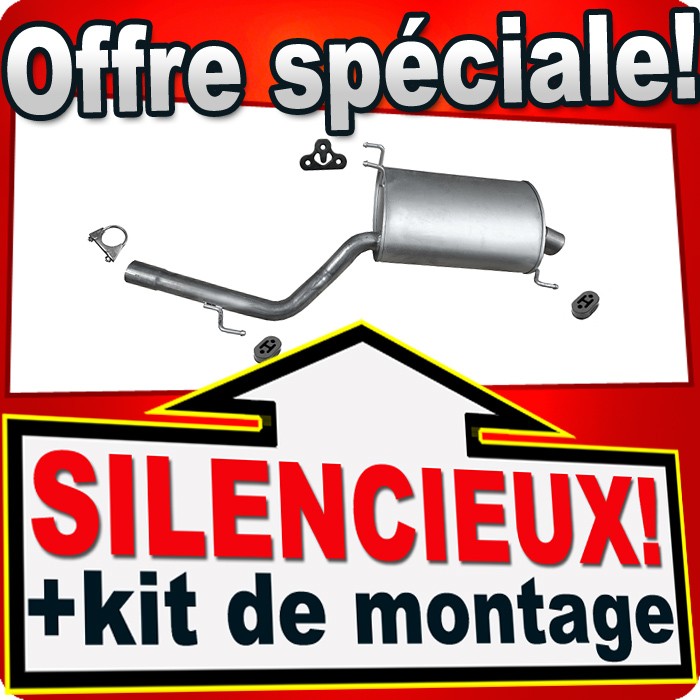 Silencieux arrière Honda Accord VIII de haute précision mécanique pour moteurs CU 2.0