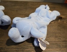 Ty Beanie Baby Peanut - Elephant light Blue 1995  4062