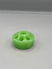 Vintage Fenton Jadeite green glass flower frog