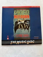 Video Meltdown The Music Disc Metal Blade Records Laserdisc