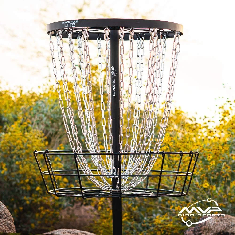 MVP Disc Sports Black Hole Disc Golf Basket