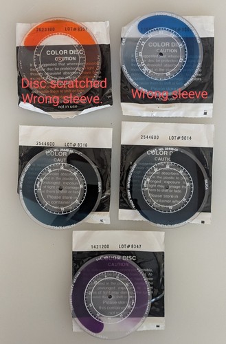 Hach Color Discs Lot of 5, Used (Comparator Wheels) | eBay