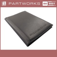 Bordmappe Original Porsche 911 914 924 944 928 Serviceheft Leder Schwarz