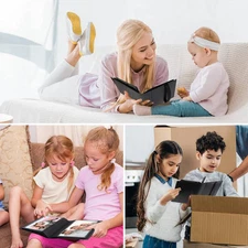 5x7 Photo Album Holds 64 Photos Black Inner Pages with Strong Elastic Band, S...