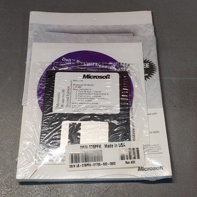 Microsoft Windows 98 Full Installation Set - Boot Disk, Getting Started guide