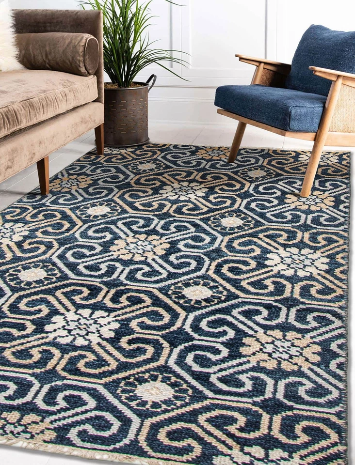 Hand Knotted Area Rug 3'0" x 4'10" Traditional Oriental Wool Carpet - Image 2 of 4