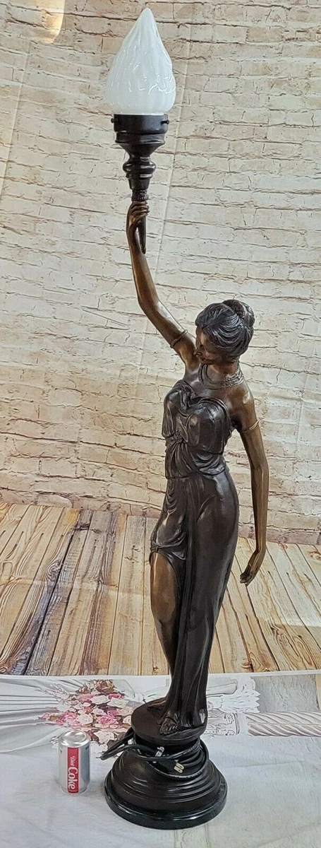 Tall bronze lamp deals
