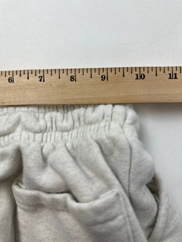 Air Jordan Sweatpants Boys S Small Beige Grey Nike Jogger Big Logo - Picture 6 of 6