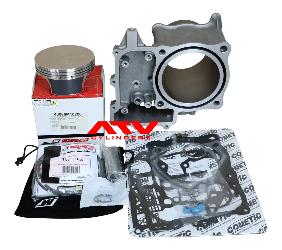 06-21 Honda Rincon 680 MUV700 SXS700 Pioneer Cylinder Jug Wiseco Piston Gaskets — 第 2/3 张图片